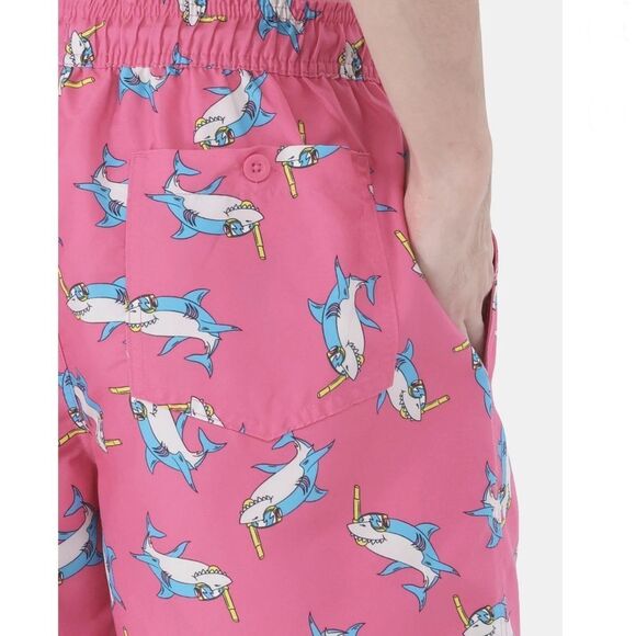 Men's Elastic Waist Swim Trunks Shorts 6" Inseam Beach Vacation 2-Pack Size 3XL - Picture 8 of 13